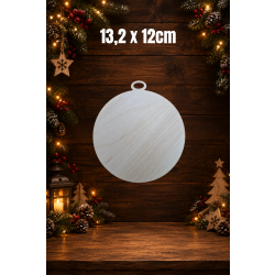 Bombka 12cm, bańka 12cm, sklejka 3mm